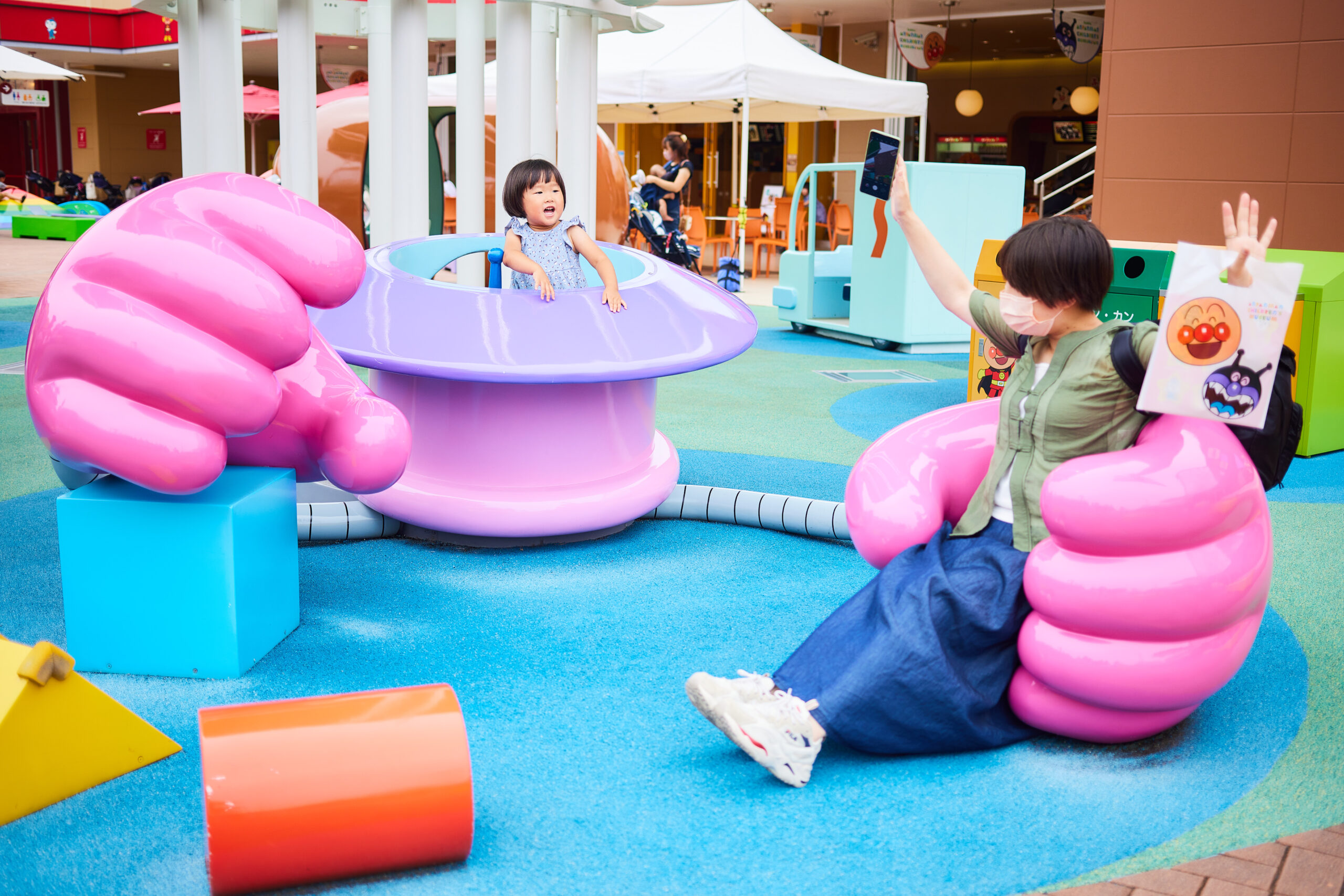 3歳の誕生日お祝いでアンパンマンミュージアムに行ってきました！